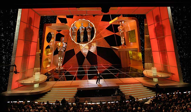 The stage for the 76th Annual Academy Awards, held at the Kodak Theater, Los Angeles, February 29, 2004.